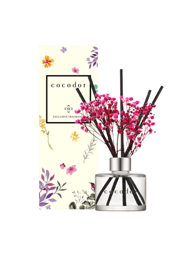 Cocodor Flower Diffuser Rose Perfume αρωματικό χώρου με άρωμα τριαντάφυλλου και διακοσμητικά λουλούδια για ρομαντική και κομψή ατμόσφαιρα - θα το βρεις στο belevie.gr