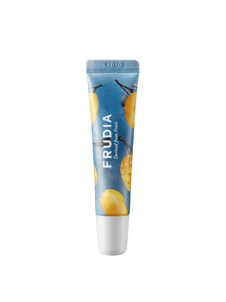 FRUDIA Mango Honey Lip Mask lip treatment για απολέπιση, ενυδάτωση και αναδόμηση σκασμένων και ξηρών χειλιών με μάνγκο, μέλι και κεραμίδια - θα τη βρεις στο belevie.gr
