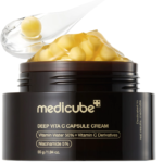 Medicube Deep Vita C Capsule Cream με βιταμίνη C σε κάψουλες για λάμψη, μείωση δυσχρωμιών και ενυδάτωση της επιδερμίδας θα τη βρεις στο belevie.gr