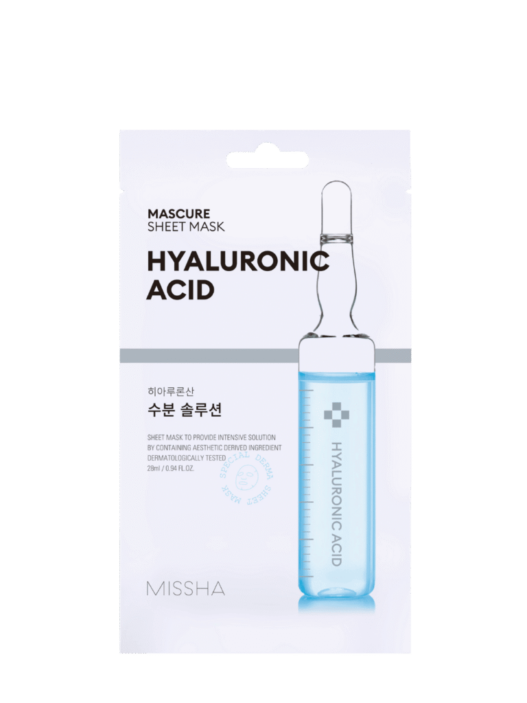 Μάσκα προσώπου MISSHA Mascure Solution με υαλουρονικό οξύ, sheet mask για βαθιά ενυδάτωση και λεία, λαμπερή επιδερμίδα θα τη βρεις στο belevie.gr