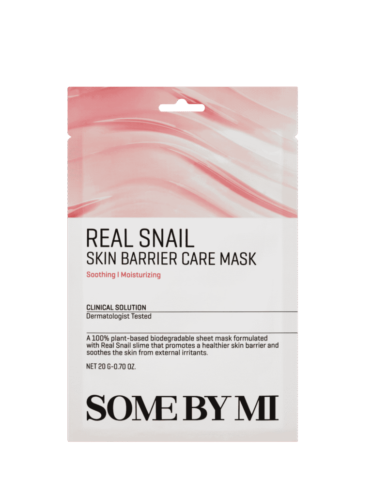 Μάσκα προσώπου Some By Mi Real Snail Skin Barrier Care Mask με snail mucin και Centella Asiatica για επανόρθωση, ενυδάτωση και ενίσχυση του δερματικού φραγμού θα τη βρεις στο belevie.gr
