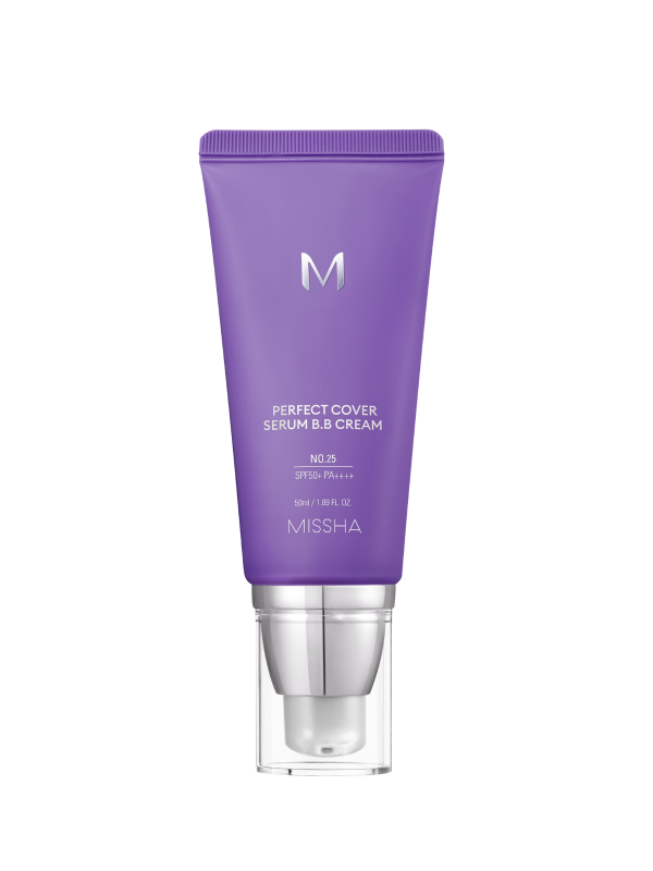 MISSHA M Perfect Cover Serum BB Cream με νιασιναμίδη και φυτικά εκχυλίσματα για φυσική κάλυψη και λάμψη